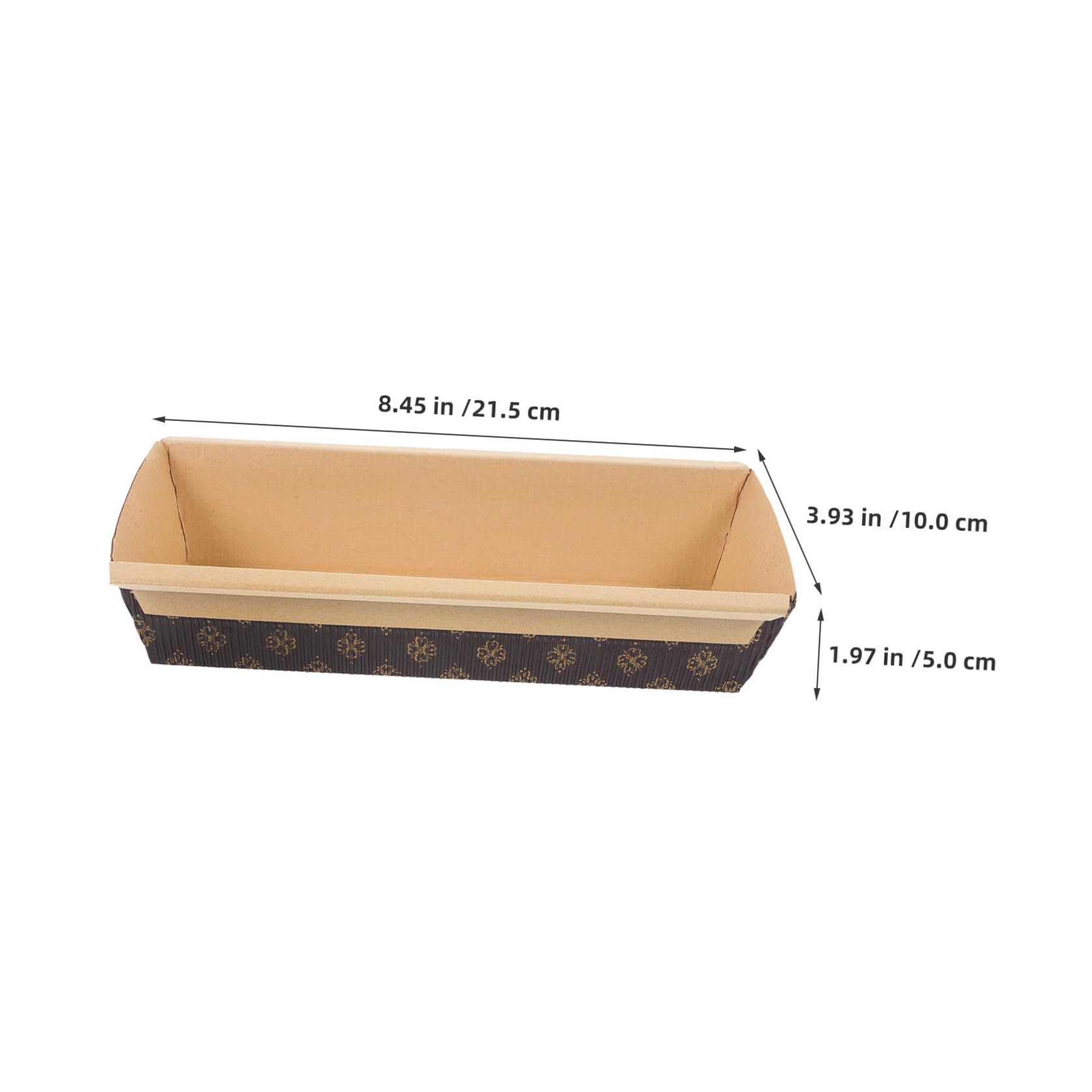 Zerodeko Moldes de Papel Desechables 50 Piezas para Pan Rectangulares para Hornear Moldes de Papel Antigrasa Fáciles de Limpiar Aptos para Horno para Cocinas Familiares y Uso Doméstico
