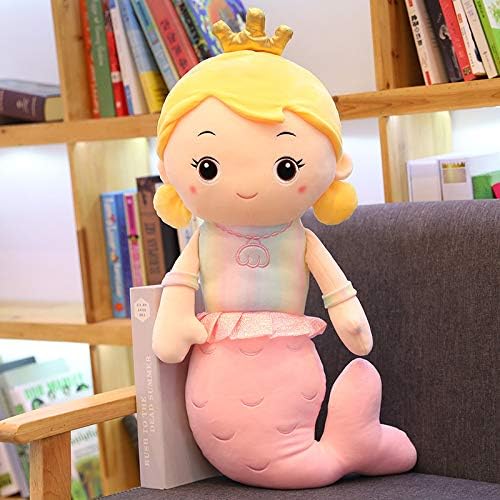 Image of Cute Plush Toy for Kids | | Soft Toys | Birthday Gift for Girls /Wife, Boyfriend /Husband, Soft Toys for Girls, Baby Toy (Random Color) Pack of 1 (Mermaid Princess Plush Doll (Pink))