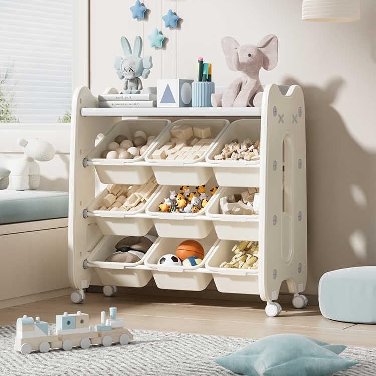 Amazon.co.jp: OSJ おもちゃ収納 おもちゃ箱 4段 子ども 大容量 収納