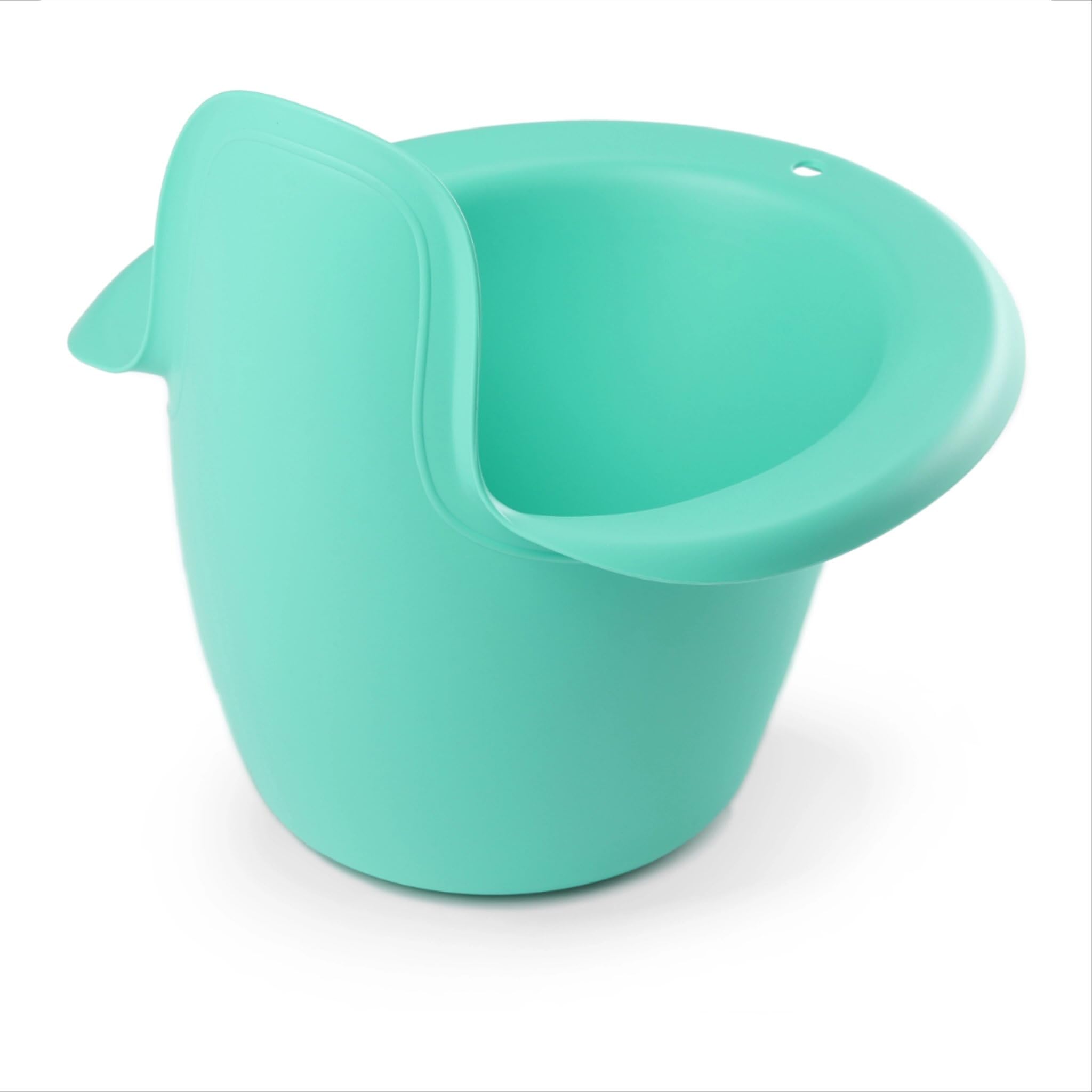 Bömmi Set (Türkis) - das mobile Töpfchen für Babys mit praktischem Gestell zum Sitzen - Abhaltetöpfchen, Nachttopf für Kinder, Jungen/Mädchen, ab Geburt bis 24 Monate, MADE IN GERMANY