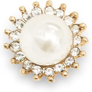 COHEALI 10 Pçs Botões Para Roupas Botões De Metal Botões De Camisa Jóias Botões De Terno Botões Redondos Botões De Jean Botões De Pérola Requintados Botões De Costura DIY Botões De