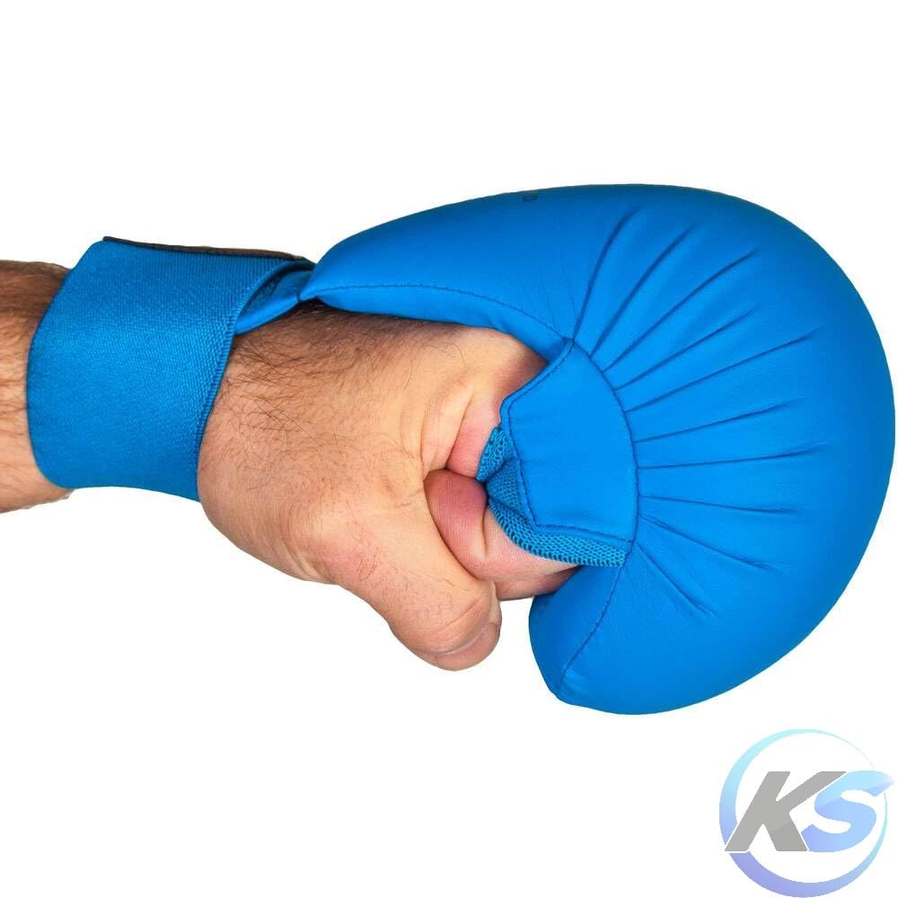 Guanti karate WKF Approved, Rosso e Blu
