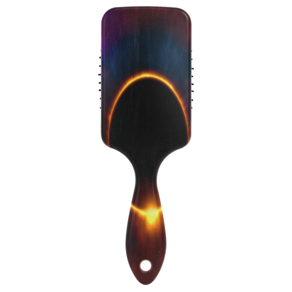 Vipsk Air cushion Hair Brush, Plastic Colorful Total Solar Eclipse, Suitable Good Massage and Anti Static Detangling Hair Brush for dry and wet hair, thick, curly, or straight