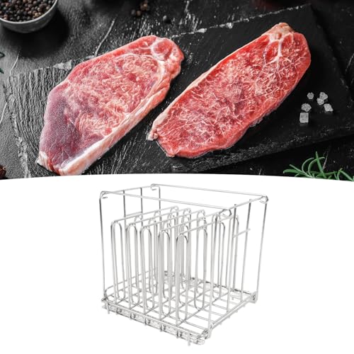 Slow Cooker Rack, Large Capacity Design Slow Cooker Divider Rack Vacuum Low Temperature Cooking Slow Cooker Accessories Rack for Steaks Chicken and Meat
