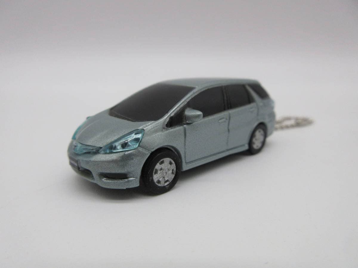 3922 ホンダフィット プルバックミニカー キーホルダー ミニカー ホンダフィット LEDライト付きキーホルダー 非売品