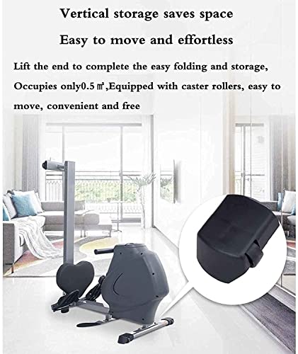 Image of Magnetic Rowing Adjustable Resistance Cardio Strength Training Comfortable Seat Cushion /286 LB Weight Capacity
