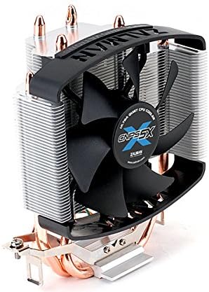 ZALMAN Computer Noise Prevention System with Powerful Cooling Performance Heatsink CPU Cooler CNPS5X Performa, Black, Silver