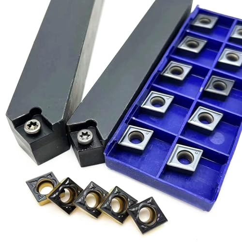 Set de herramientas para torno SCMCN2525M09-100 con 10 inserciones de carburo miniatura 4