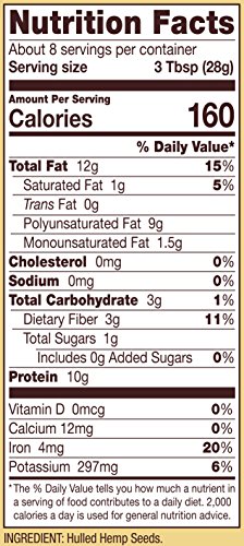 Bob's Red Mill Hemp Seed Hearts - 8 Ounce (Pack of 1), Raw and Shelled, 10g Plant Based Protein, Non GMO, Vegan, Keto, Paleo, Gluten Free - Image 4