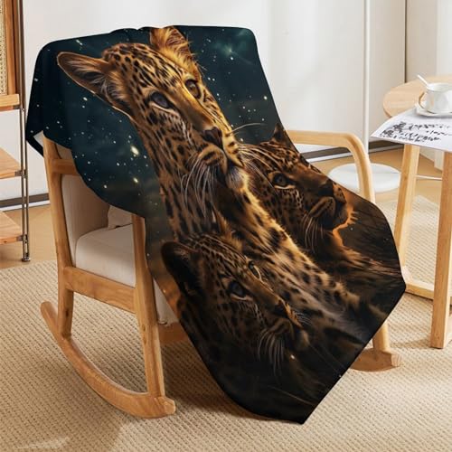Couverture léopard flannel de qualité supérieure 130×180cm - 8