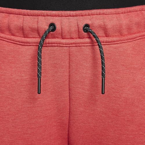 Nike Sportswear Tech Fleece Big Kids' Joggers (HV5869-672, Light University Red Heather/Black/Black)3