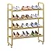 SHABI Étagère à Chaussures 4 Niveaux de Chaussures de Chaussure métallique de Chaussure métallique Robuste Porte-Chaussures Convient pour Les Petites étagères à Chaussures