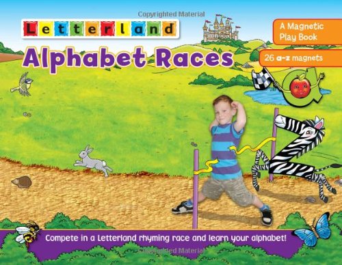 Amazon | Alphabet Races: A Magnetic Play Book | Holt, Lisa | Activity Books