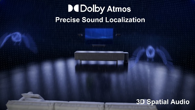 Hiwill HiElite A41 Barre De Son 4.1 Dolby Atmos 300W - Home Cinéma Avec Subwoofer Et Surround