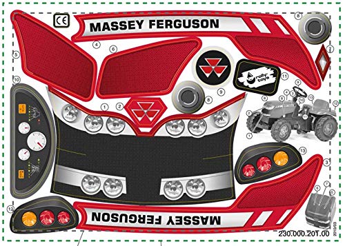 Autocollant pour rolly Kid Massey Ferguson