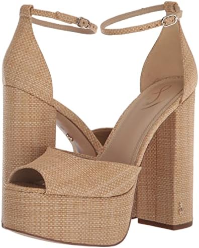 Sam Edelman Women's Kori Platform Sandal, Bleached Beechwood, 9 | Image 6