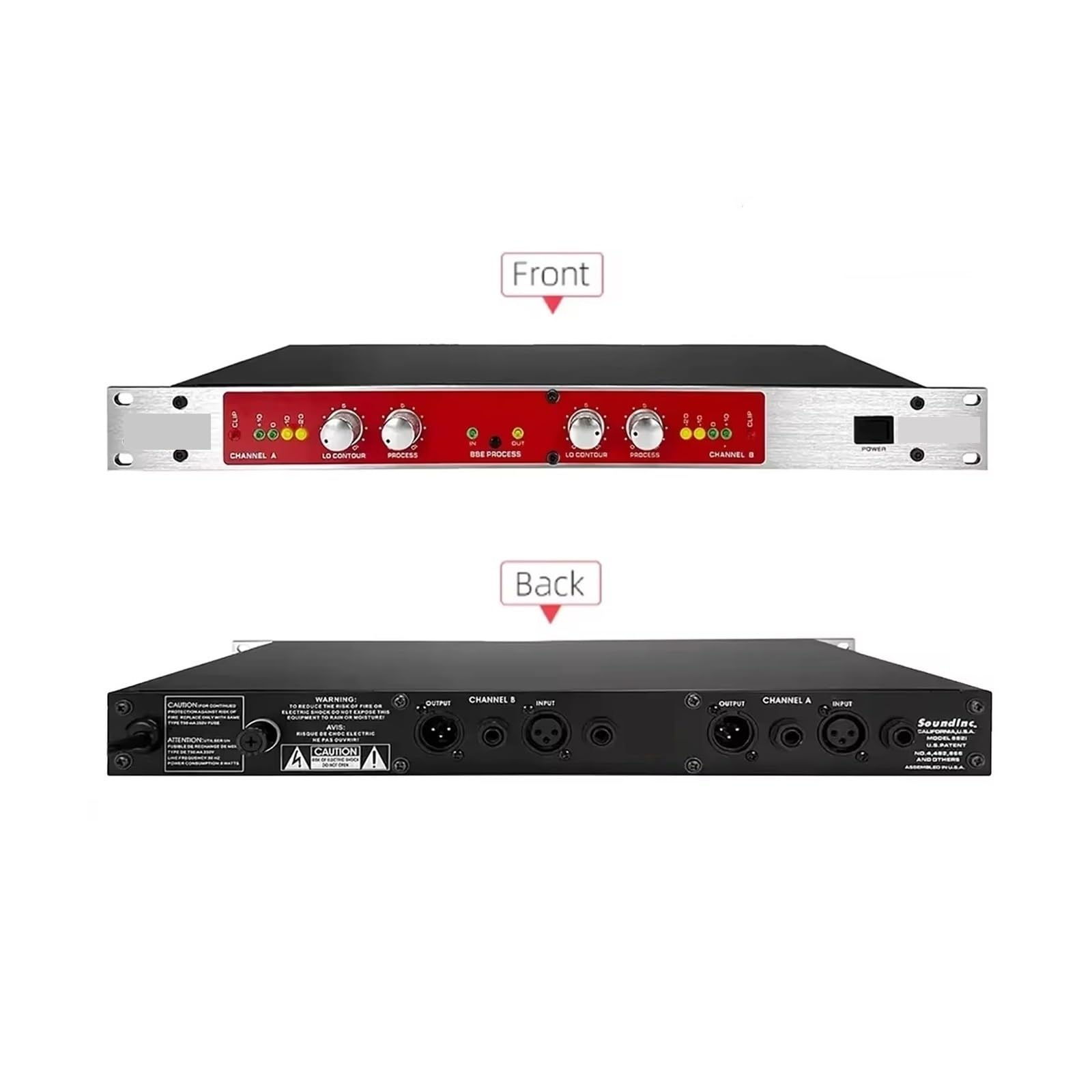Procesador de Audio de Efectos Procesamiento de Sonido Profesional para actuaciones escénicas Excitador de Sonido