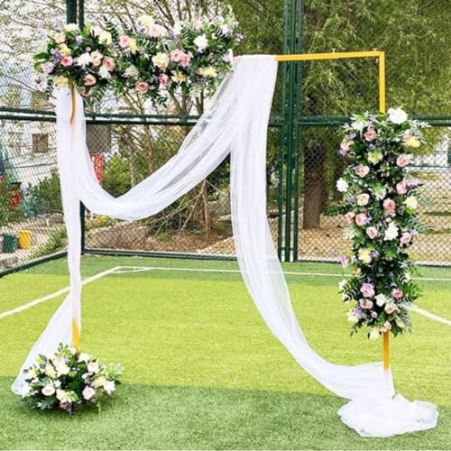 Arche de mariage noire réglable en métal pour support de décoration