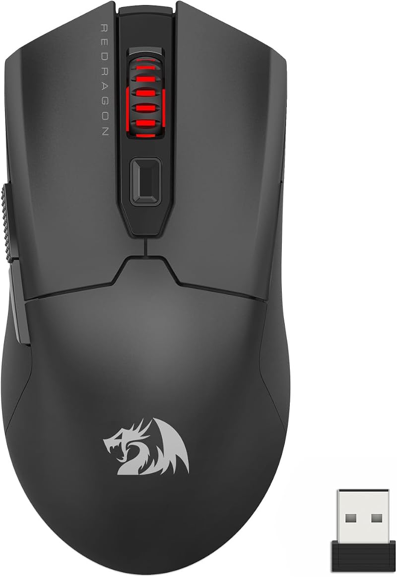 Mouse Wireless Redragon Fyzu Pro Preto