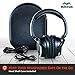 Miccus aptX Low Latency Wireless Headphones for TV Watching, Comfortable Over Ear Bluetooth 5.0 Headset with Mic, High Fidelity w/NO DELAY, Noise Isolating Phone PC Computer Airplane (SR-71 Stealth)