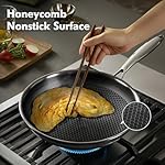 10 Pcs Non Stick Pots and Pans Set with Lids, Hybrid Stainless Steel Cookware Set, Skillet,Stock Pot,Frying Pan,Kitchen Cooking Utensils,Non Toxic,Induction,Dishwasher Safe - Image 3