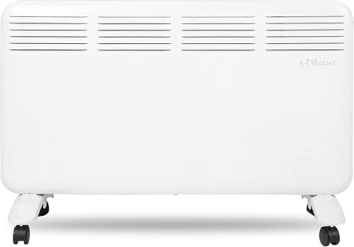 Calentador eléctrico para uso en interiores, calentador de pared de 1500 W con termostato ajustable, calentador de convección portátil para