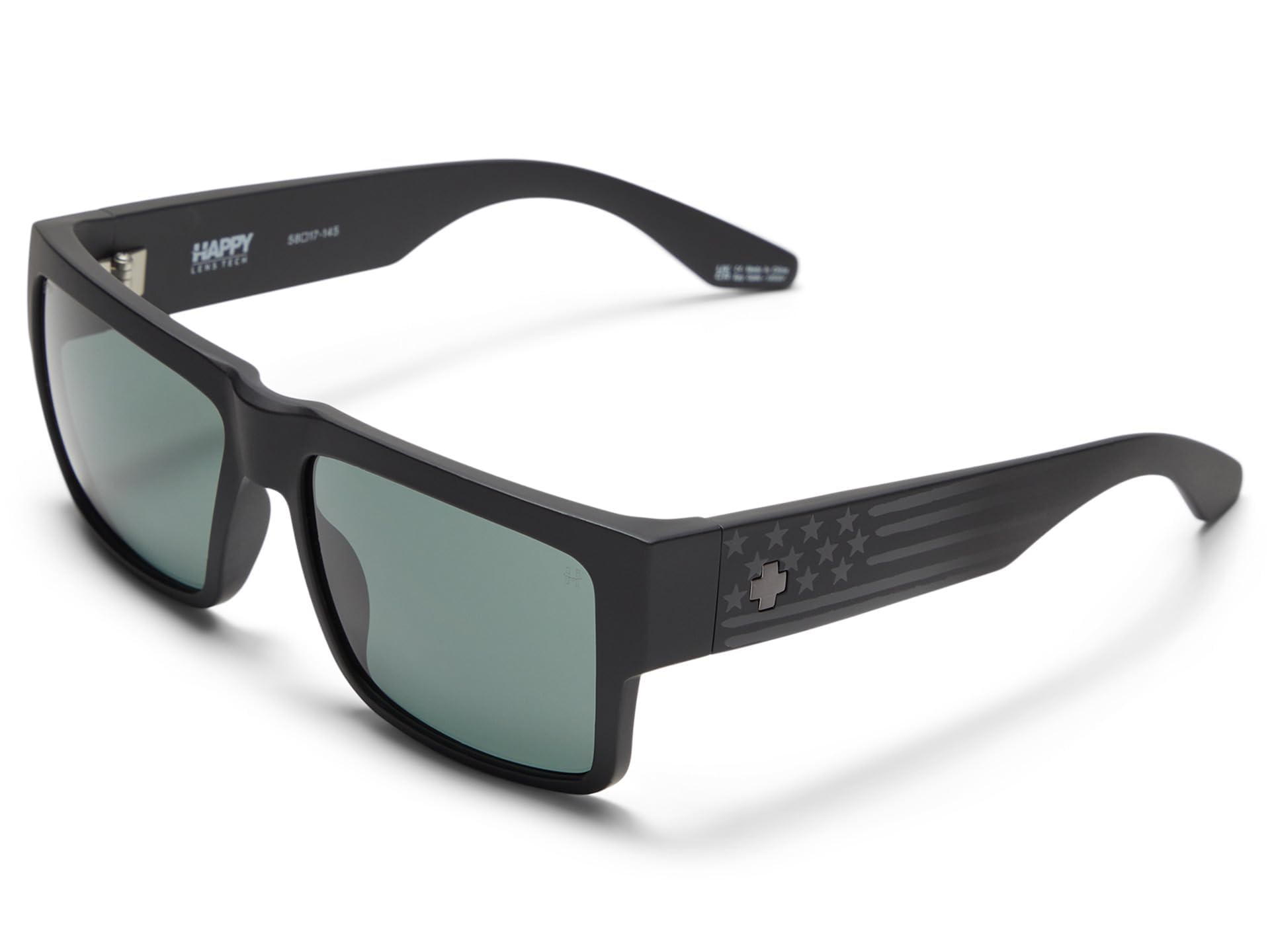 Spy Optic Cyrus, Square Sunglasses, Color and Contrast Enhancing Lenses