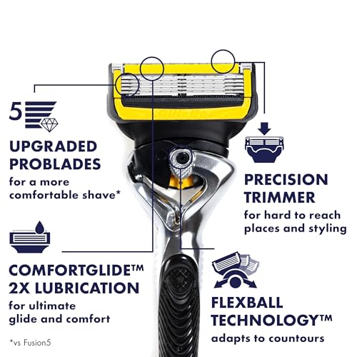 Gillette ProGlide Shield Premium Edition Razors for Men, 1 Gillette Razor, 8 ProShield Razor Blade Refills, 1 Travel Case - image 3