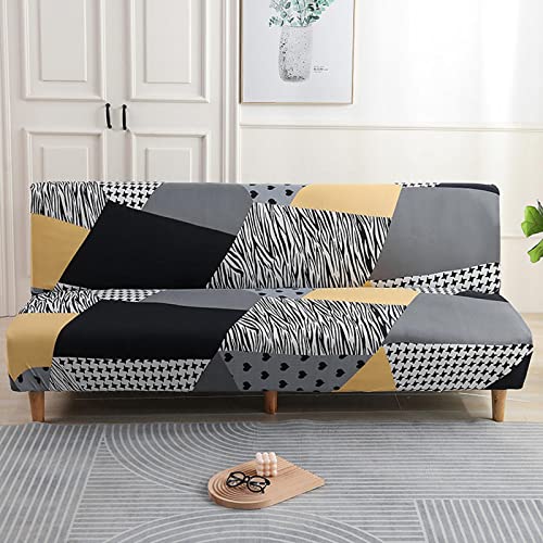 Housse extensible de futon ajustée avec base élastique intégrée - 2