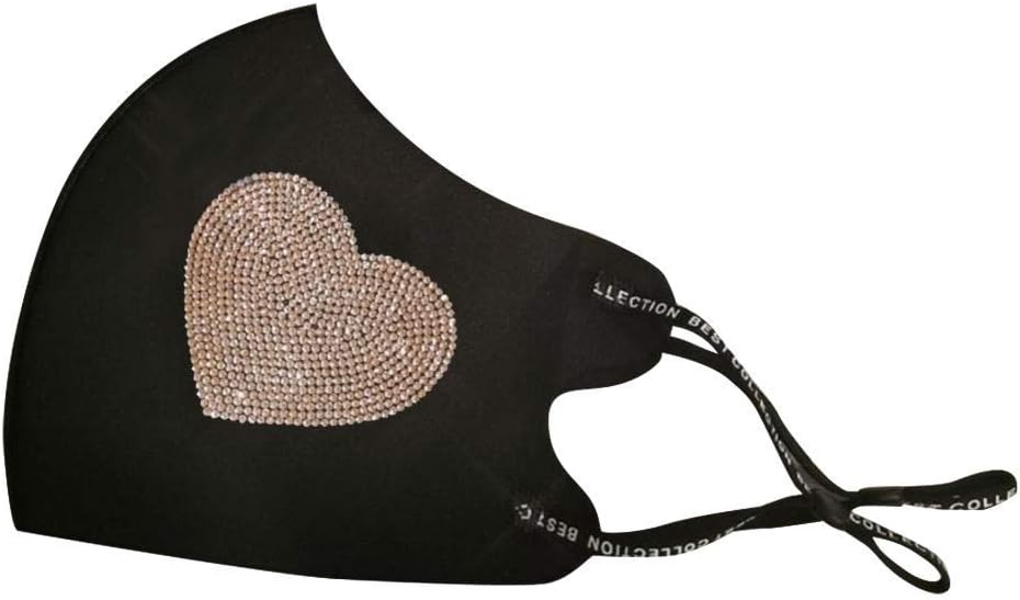 Face Balaclavas Unisex Masquerade - Rhinestone Protective Covering Washable Bandana Scarf Mdsk Necklace Jewelry