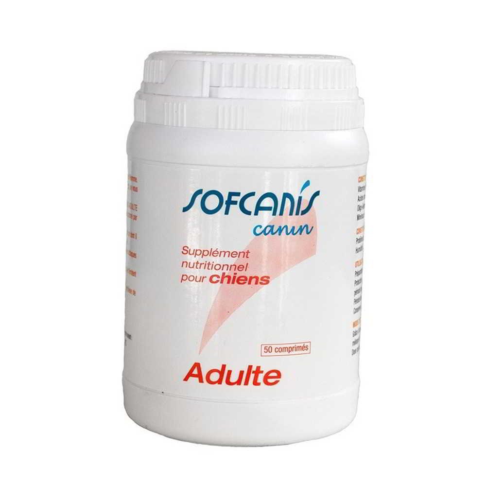 Moureau - Sofcanis Canin Adulte 50 cps, Boîte de 50 comprimés