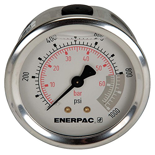 Image of ENERPAC Pressure Gauge,0 to 1000 psi,2-1 /2In