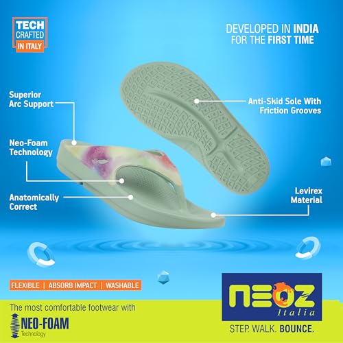 Neoz Women's W Tie Die Classic Slipper