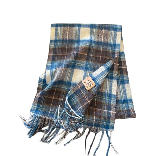 Bufandas para invierno de lana contra el frío intenso unisex cuello protegido 180x32