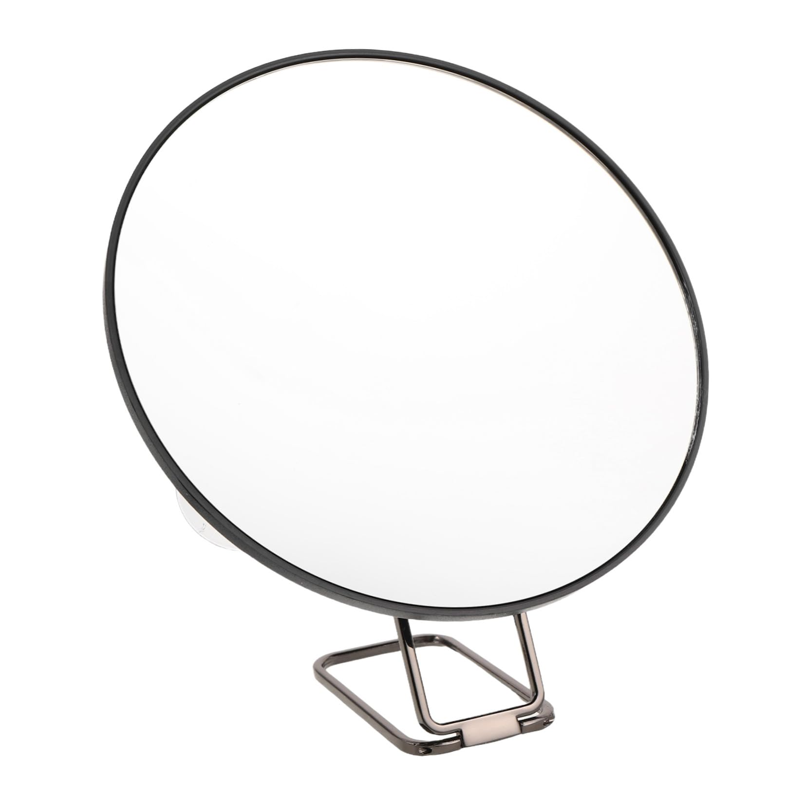 Outil beauté noir élégant avec miroir de maquillage grossissant ventouse