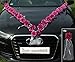 Produktbild Rosen Girlande Braut Paar Rose Deko Dekoration Autoschmuck Hochzeit Car Auto Wedding ®Auto-schmuck Deko (Violett/Weiß)