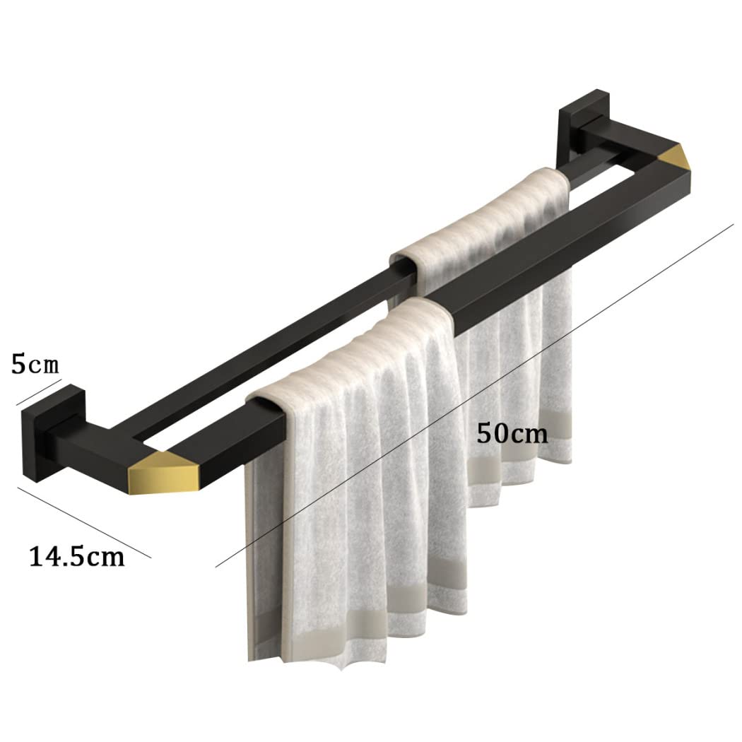 Toallero, toallero, toallero, Espacio, Soporte for Toallas de Aluminio, Soporte de Pared, toalleros for baño, Cocina, unipolar (Size : Single Pole)