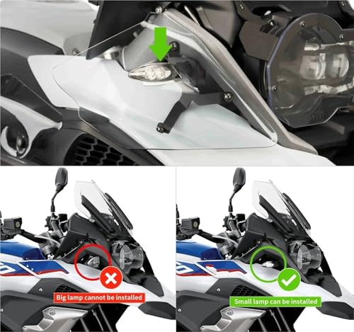 Déflecteur de pare-brise en ABS renforcé pour finitions premium BMW GS
