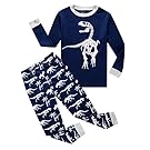 Family Feeling Kids & Toddler Boys Pajamas 2 Piece Pjs Set 100% Cotton Sleepwear