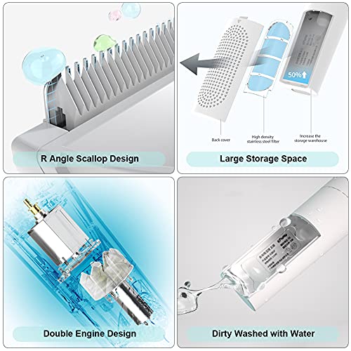 Electric Hair Clippers For Men & Kids Vacuum Auto Sucking Snipped Haircut Kit, Cordless Hair Trimmer Waterproof & Usb Rechargeable #TOP2