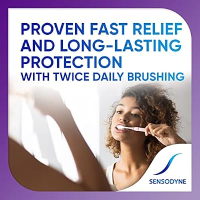 Sensodyne Rapid Relief Sensitive Toothpaste, Extra Fresh - 3.4 Ounces (Pack of 3)