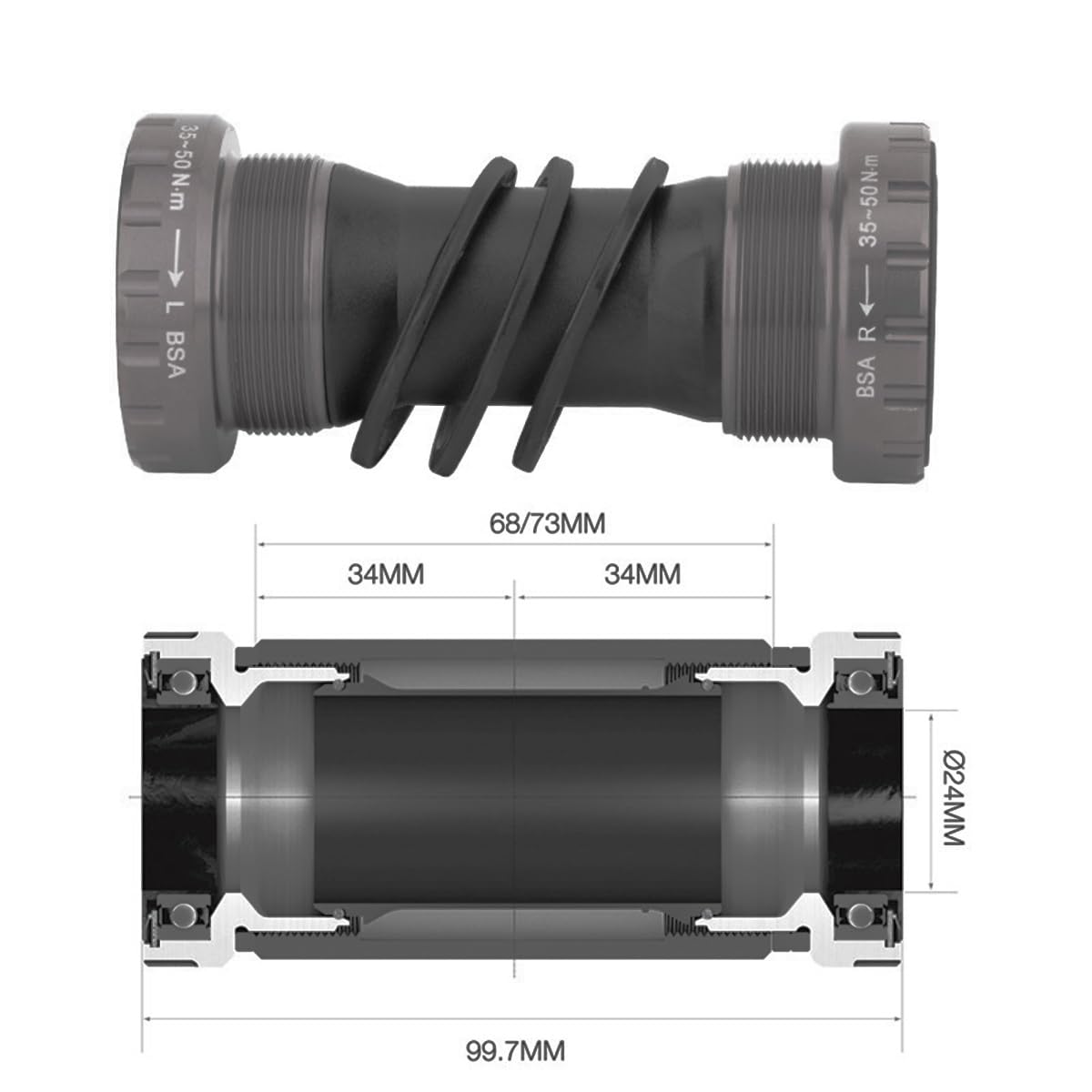 Strada Bicicletta Guarnitura 170mm Integrate Cave Set di Pedivelle 50-34T 39-53T CNC Doppio Rotonda Ingranaggio 9/10/11 velocità con DUBBB