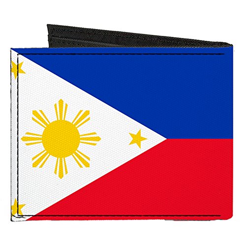 Buckle-Down Canvas Bi-fold Wallet-Philippines Flag2