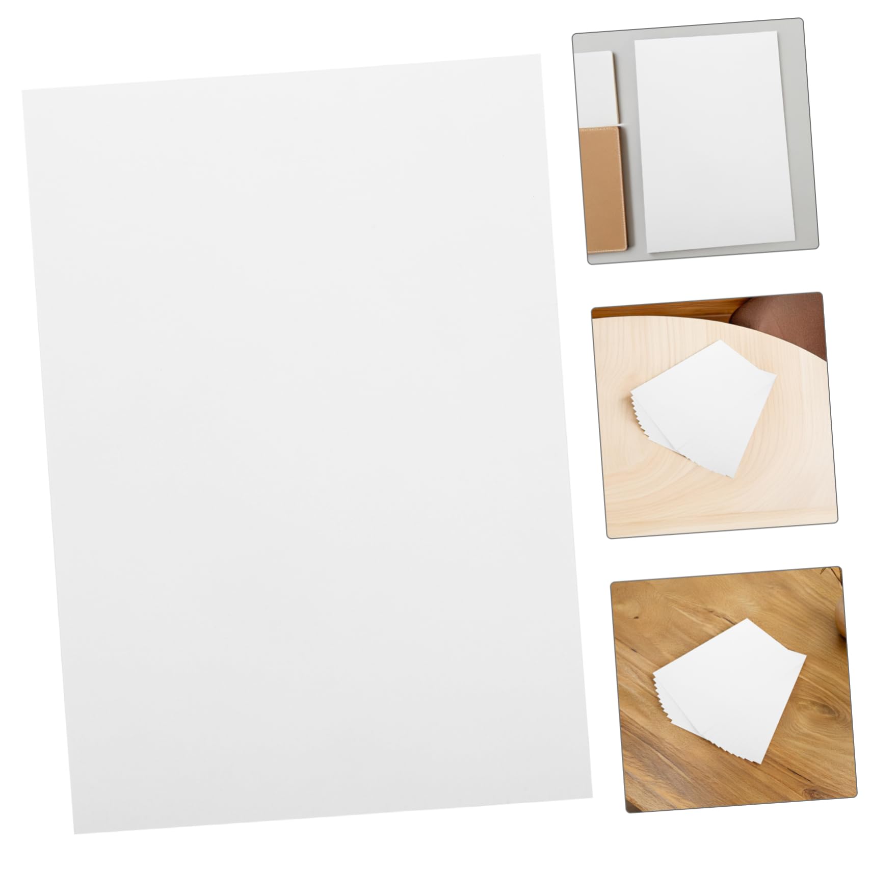 Papier Aquarelle Blanc Texturé 8k 600g, 10 Feuilles pour Artistes
