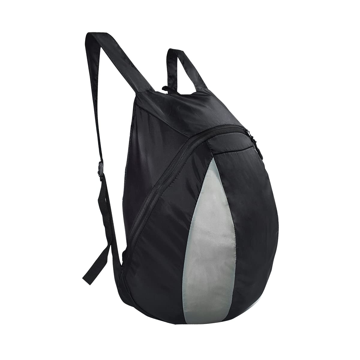 ELCYCO Motorcycle Helmet Backpack Bag,Lightweight Storage Compact Bag with Large Capacity 28L, Silver, Compact