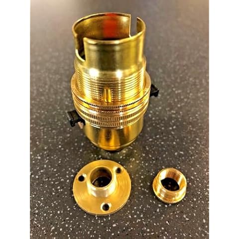 Brass Lamp Holder Kit with Adaptor Cover