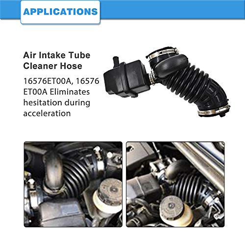 Air Intake Hose Fits Nissan Sentra 2.0L 2007 2008 2009 2010 2011 2012- Intake Filter Tube Replaces # 16576-Et000 696-003 16576-Et00A - Air Intake Duct Tube Boot #TOP2