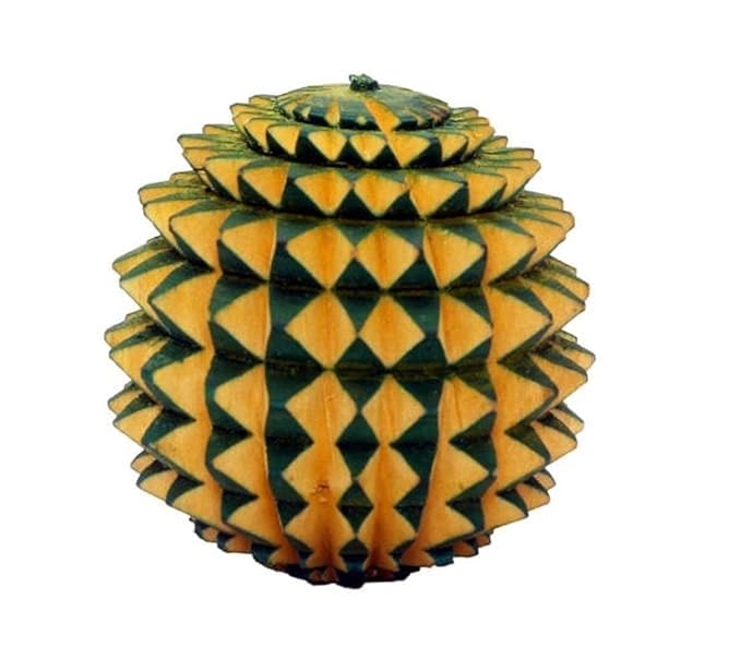 Image of Acupressure Wooden Ball Hand Roller Palm Massager Tools for Body Stress Acupressure Roller