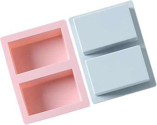 Miniatura 2 de SEWACC 4 Pcs 2 Soap Mold Silicone Mold Reusable Mold Cheesecake Candy Chocolate Silicone Candy Molds Gummy Mold Silicone Baking Diy Soap Tools Cake