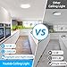 Youtob Motion Sensor LED Ceiling Light 15W 1200LM Flush Mount Round Lighting Fixture for Indoor/Outdoor, Stairs, Closet Rooms, Porches, Basements, Hallways, Pantries, Laundry Rooms(4000K Cool White)